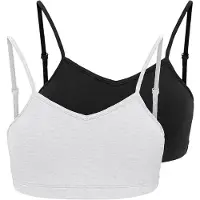 Kids Only BH u. Kleshenger - 2-pack - KogLola - Super Light Grey - - 11-12 år (146-152) - BH