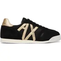 Armani Exchange for woman. XW002794AF22755MC077 Trainers Urban black (37), Flat, Laces, Casual