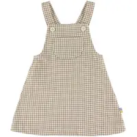 Joha Kjole - Pinafore - Lysebrun m. Rute - - 70 - Kjole