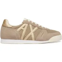 Armani Exchange for woman. XW002794AF22755MZ285 Trainers Urban beige (37), Flat, Laces, Casual