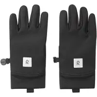 Reima Hansker m. Fleece - Softshell - Otapa - Svart - - 12-14 år (152-164) - Handsker