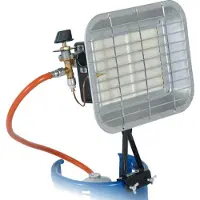 Dedra gassvarmer 4,6 kW for flaske