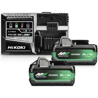 HiKOKI UC18YSL3WHZ batteri- og laderpakke 36 V/18 V 2,5 Ah/5 Ah 2x BSL36A18X