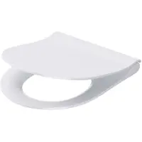 Cersanit City Oval toalettsete SC/Easy off, hvit