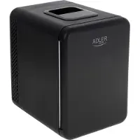 Adler AD 8084 | Minikjøleskap | Frittliggende | Pantry | Høyde 27 cm | Kjøleskap netto kapasitet 4 L | Svart