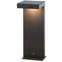 KLEWE LED-solcellelampe ALA GROUND MINI, antrasitt, 40 cm, IP65