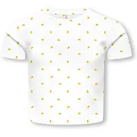 ONLY T-skjorte - KogBella - Rib- Cloud Danser/Black Hearts - - 11-12 år (146-152) - T-skjorte