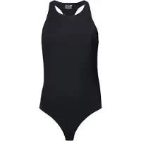 EA7 for woman. 7W001122_AF12625 Body in black Series logo elastic technical fabric (XL), Casual, Homewear, Polyamide