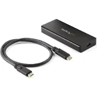 StarTech.com M2E1BRU31C, SSD-kabinett, M.2, PCI Express 3.0, 10 Gbit/s, USB-tilkobling, svart