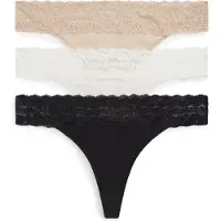 Tommy Hilfiger Uw0uw06337 Tanga 3 Enheter