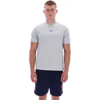 Reebok Mitcham Frnt Bk Logo Kortarmet T-skjorte