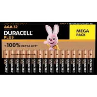 Duracell Plus-AAA BP32 AAA batteri Alkali-mangan 1,5 V 32 stk.