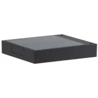 KLEWE LED-solcellelampe ALA WALL, antrasitt, aluminium, IP65