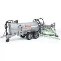 BRUDER Fliegl barrel trailer with spread tubes toy