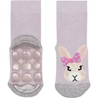 Melton Sokker - Anti-Slip - Rabbit - Cloud Lilac - - 20/22 - Sokker
