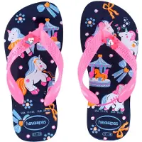 Havaianas Flip-flops - Kids Fantasy - Navy Blue/Rosa - - 33/34 - Flip Flops