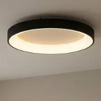 Mantra-Iluminacion Taklampe Niseko II CCT fjernkontroll, Ø 50 cm, svart