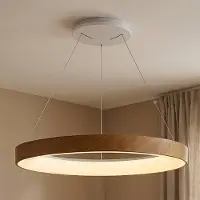 Mantra-Iluminacion Smart LED-hengelampe Niseko II, Ø 50 cm, trefarge, CCT