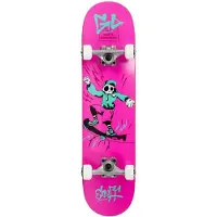 Enuff Skateboards Enuff Skateboard - 7,25'' - Skully Mini Komplett - Rosa - - OneSize - Skateboard