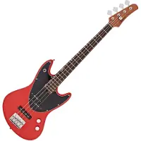 Hartwood Delta bassgitar Orchard Red