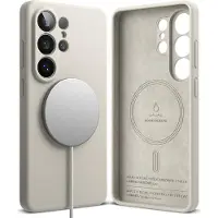 Ringke Samsung Galaxy S26 Ultra Liquid Silicone MagSafe Deksel - Stein