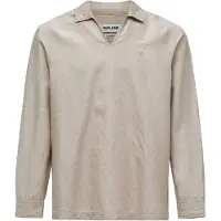 Salsa Jeans 21011387 Linen Skjorte Med Lange Ermer