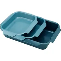 Joseph Joseph Nest, Rektangulär, Stål, Blå