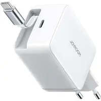 Xiaomi JR-TCL06 67W GaN Wall Charger with Built-in Retractable USB-C Cable - White