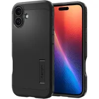 Spigen Tough Armor AI MagFit - Baksidedeksel for mobiltelefon - MagSafe-samsvar - polykarbonat, termoplast-polyuretan (TPU), støtskum - svart - for...