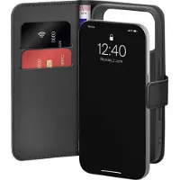 Puro iPhone 17 Pro Max lommebokveske med 2 kortspor - svart