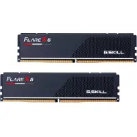 G.Skill Flare X5 - DDR5 - sett - 64 GB: 2 x 32 GB - DIMM 288-pin lav profil - 6000 MT/s / PC5-48000 - CL36 - 1.35 V - ikke-bufret - on-die ECC - matt svart