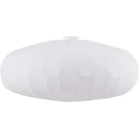 Globen Lighting Taklampe BLADVERK, hvit, Ø 70 cm, tekstil
