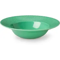 Lyngby Porcelæn Rhombe Color Soup Plate-24.5 Cm Dyp Tallerken I Glass