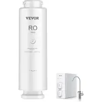 Vevor omvendt osmosesystem, 800 GPD 11-trinns omvendt osmose vannfilterutskiftning, RO-filterpatron i 24 måneder, reduserer bly og klor, kompatibel med SS-006 vannfilter for undervask