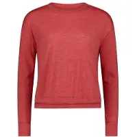 Mons Royale Zephyr Merino Tencel Boxy Teknisk skjorte rød