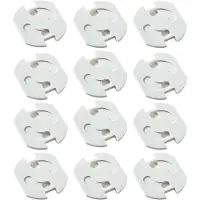 Jippie's Sokkelsikringer - Roterende - 12 stk. - Hvit - - OneSize - Sikkerhetsutstyr
