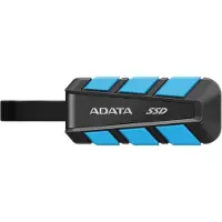 ADATA SC740 - SSD - 2 TB - ekstern (bærbar) - USB 3.2 Gen 2 (USB-C kontakt) - blå, svart