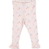 Müsli Leggings - Rib - Piknik Frill - Primrose/Shell Blue/Tofu - - 68 - Leggings