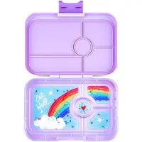 Yumbox Matboks m. 4 rom - Bento Tapas - 993 ml - Sevilla Purple - - OneSize - Matboks