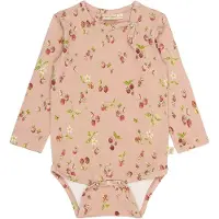 Petit Piao Body I/e - PPStar - Misty Rose Strawberry - - 1½ år (86) - Langermet Body