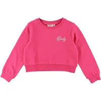 Kids Only Collegegenser - KogCeleste - Fuchsia Purple/Sølv Glitt - - 13-14 år (158-164) - Collegegenser