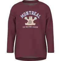 Name it Genser - NmfVix - Burgundy/Montreal - - 4 år (104) - Genser