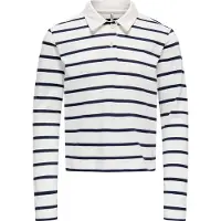 ONLY Polo - KogSira - Night Sky/CD-striper - - 7-8 år (122-128) - Polo
