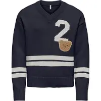 Kids Only Genser - Strikk - KogJanny - Night Sky/Merke/Cloud Dan - - 7-8 år (122-128) - Genser