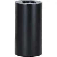 Star Trading Bordlampe av tre E27 svart 15x8cm