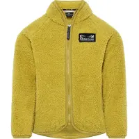 Didriksons Fleecejakke - Teddy - Gibbs - Yellow Pollen - - 120 - Fleecejakke