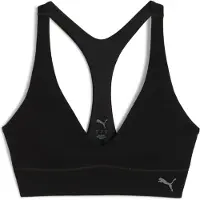 Puma SHAPELUXE Plunge Bra Women, Clothing, Black, M