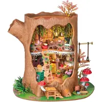 Rolife Miniatyrdiorama - Gjør-det-selv - Fairytale Tree House DG - - OneSize - Kreativt leker