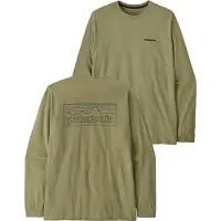 Patagonia P-6 Logo Responsibili Langermet T-skjorte grønn
