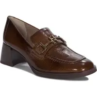 Hispanitas for woman. HI243590 Brown leather strappy heels (40), 3 to 5 cm, None, Casual